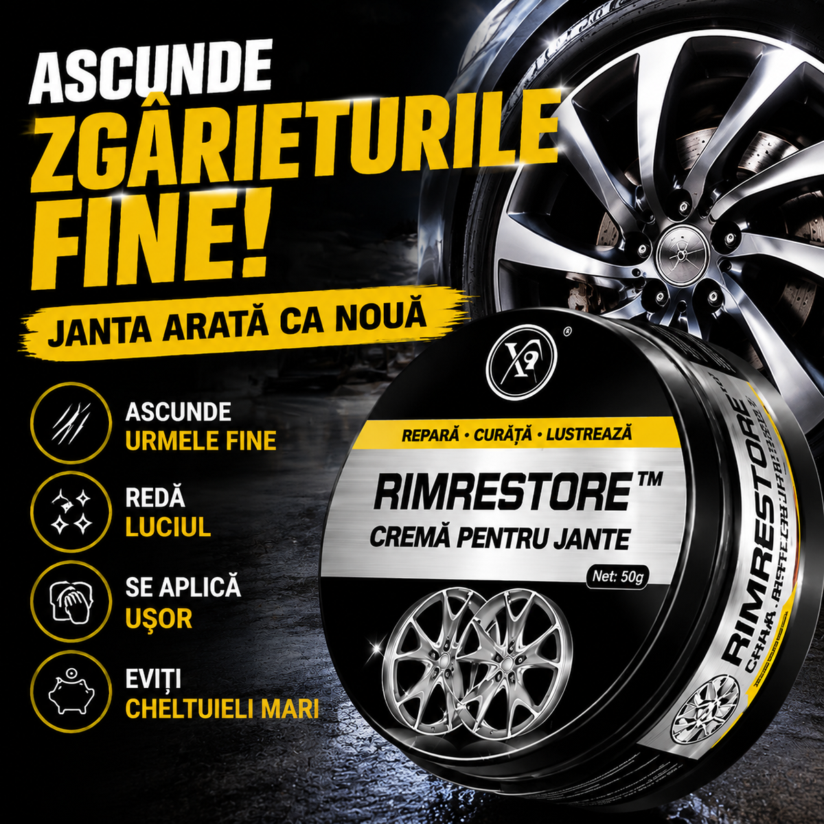 Cremă Pentru Jantele Mașinii RimRestore™